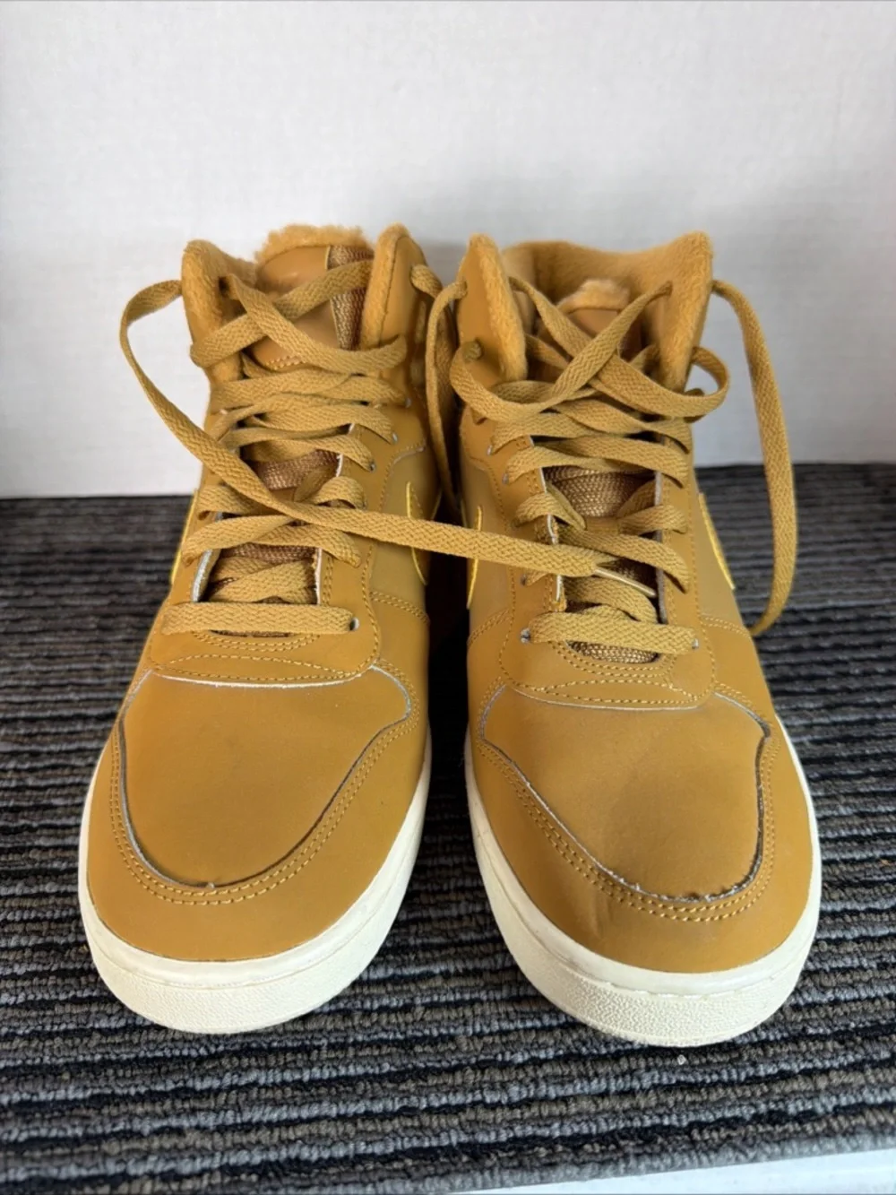 Nike Women's Ebernon Mid SE Wheat/Sail Sneakers AV2478-700 - Size 8.5 - Picture 3 of 11